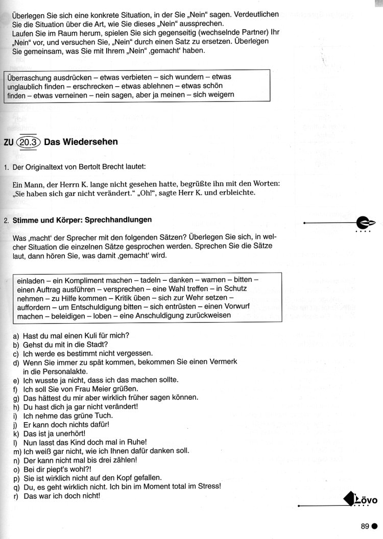 Kommunikative Absicht ...