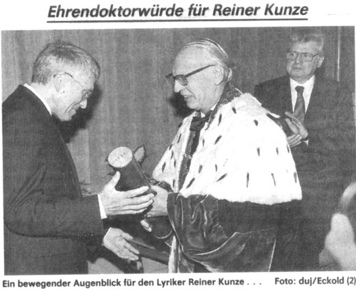 �berreichung der Urkunde